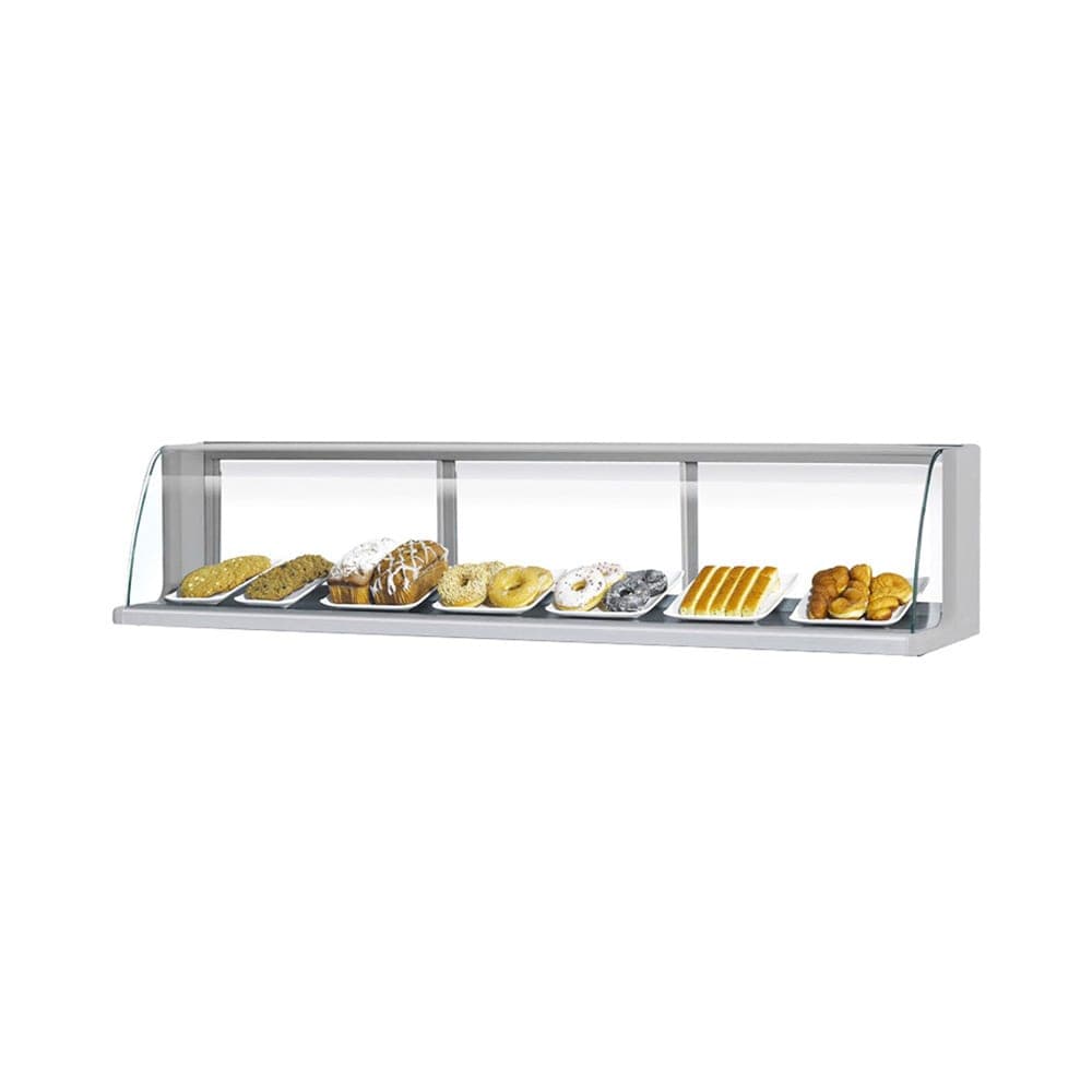 Turbo Air TOMD-75LS 75 5/8" Low Top Dry Display Case for TOM-75S/L, Stainless Steel