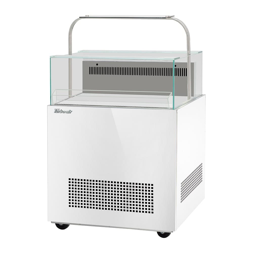 Turbo Air TOS-30NN-D-W 30-1/4" Horizontal Open Air Sandwich & Cheese Merchandiser w/ (1) Level, 115v