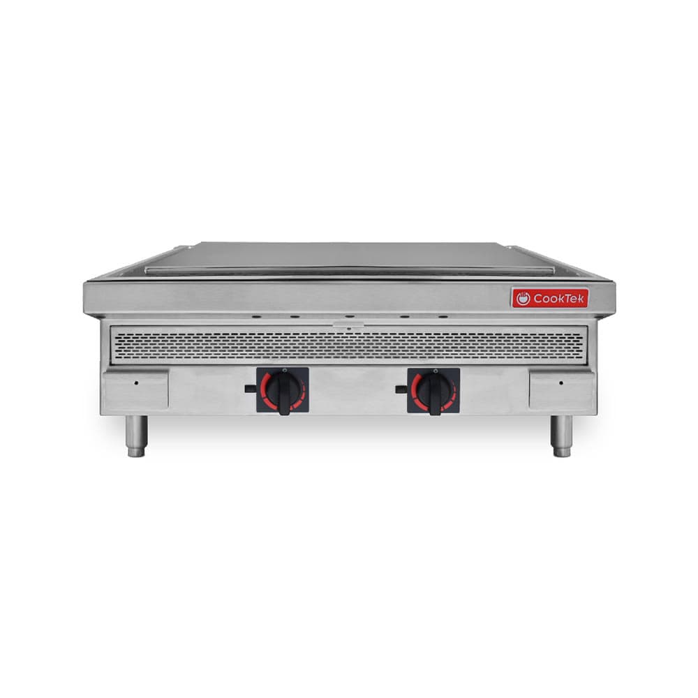 CookTek 680101 36" Electric Induction Plancha w/ Manual Controls - Chrome Plate, 208-240v/3ph