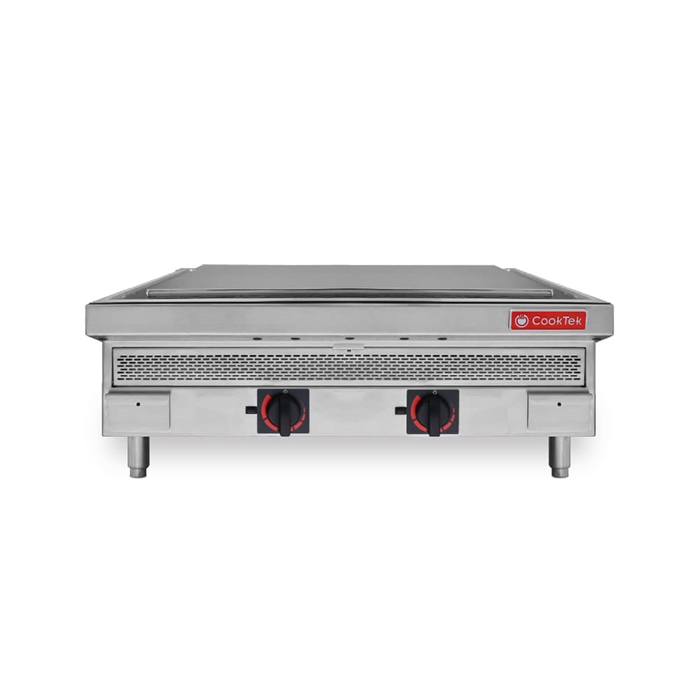 CookTek 680301 36" Electric Induction Plancha w/ Manual Controls - Steel Plate, 208-240v/3ph
