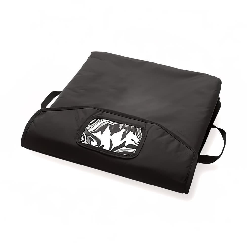 CookTek XLVV001 VaporVent™ Pizza Delivery Bag - 20 1/2" x 20 1/2" x 7", Nylon, Black