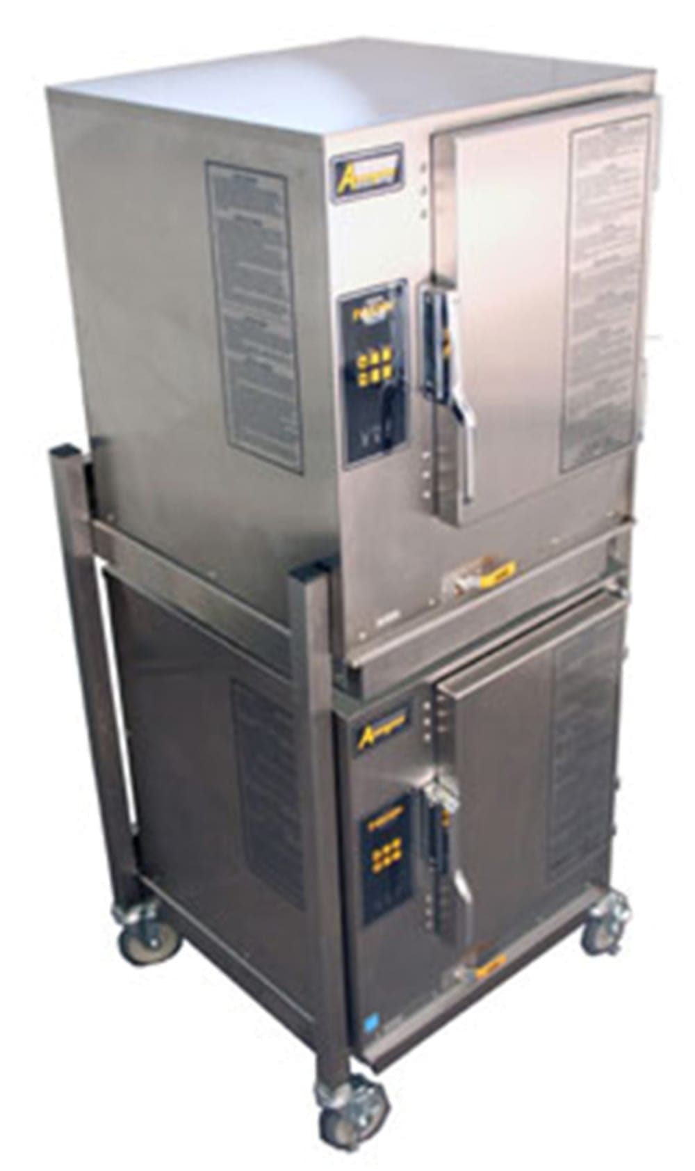 AccuTemp P61201E060DBL (12) Pan Convection Steamer - Holding Capability, Liquid Propane