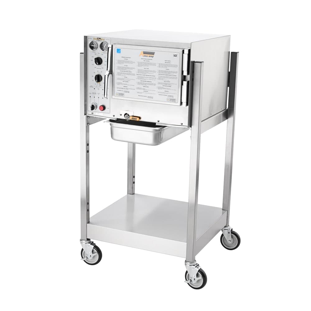AccuTemp S32083D100SGL (3) Pan Convection Steamer - Stand, Holding Capabilty, 208v/3ph