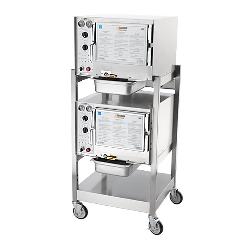 AccuTemp S32403D110DBL (6) Pan Convection Steamer - Stand, Holding Capabilty, 240v/3ph