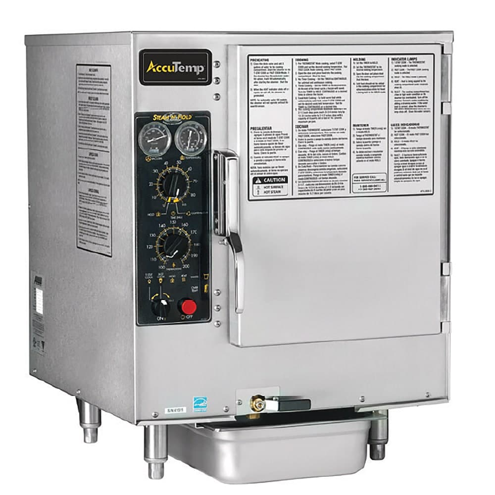 AccuTemp S62081D060 Steam'N'Hold™ (6) Pan Convection Steamer - Countertop, 208v/1ph