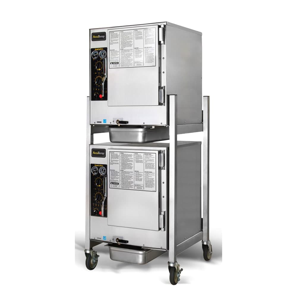 AccuTemp S62403D110DBL (12) Pan Covection Steamer - Stand, Holding Capability, 240v/3ph