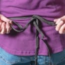 Chef Revival Waist Apron, Polyspun, 12" x 24", 3 Pocket, Black (605PS-BK) thumbnail 6