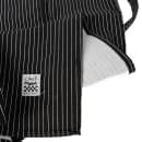 Chef Revival Cotton Pinstripe Bib Apron, 29 x 38", White / Black (619BA-WS) thumbnail 3