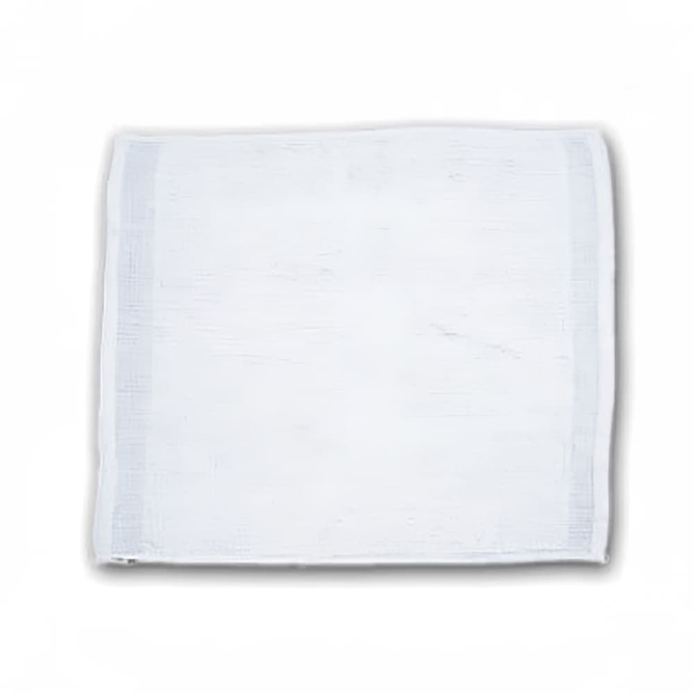 Chef Revival White Ribbed Cotton Bar Towel, 16" x 19" (700BRT28)
