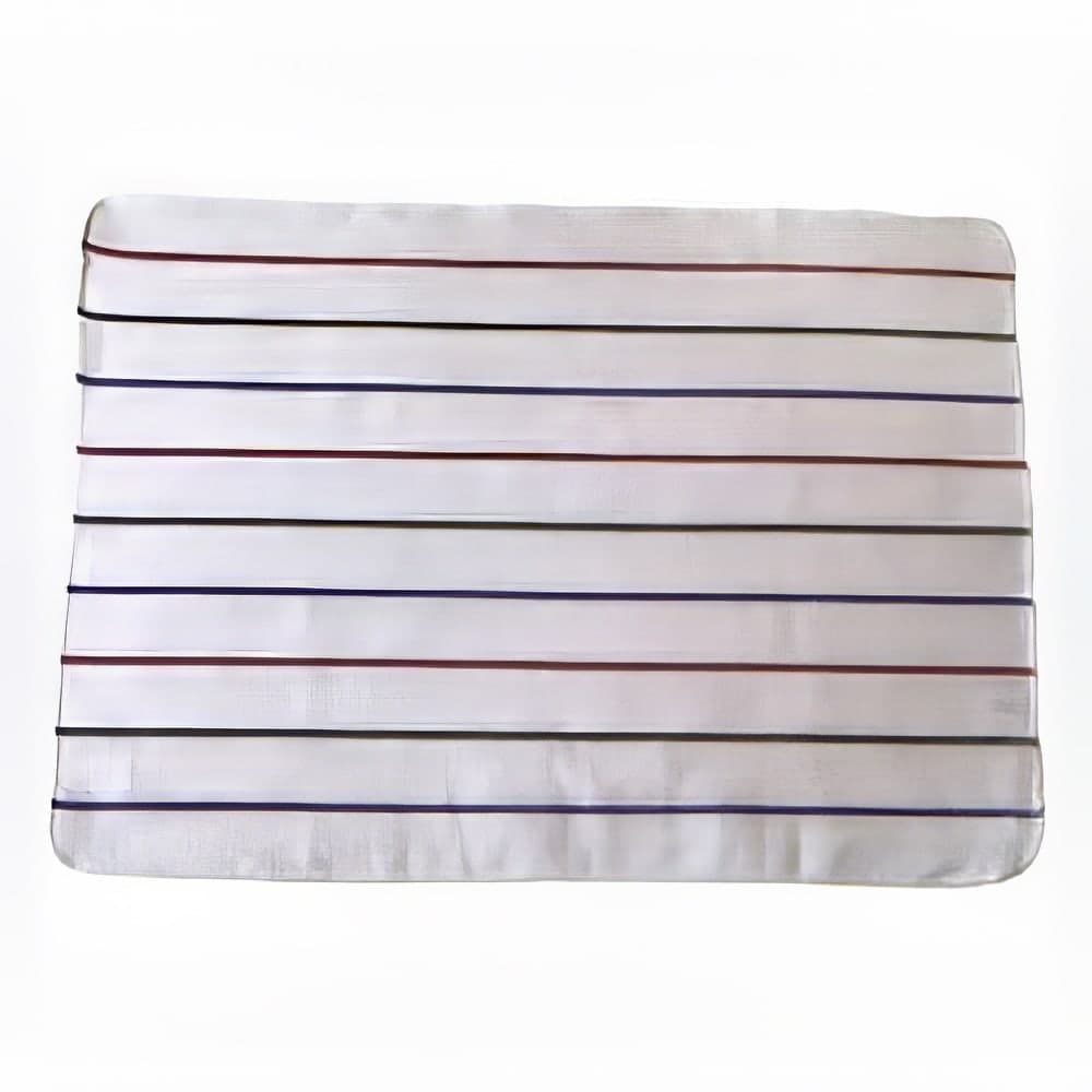 Chef Revival White Terry Cloth Towel w/ Multi-Colored Strips, 20" x 28" (703HB28)