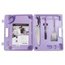 San Jamar ASZ121812SYS Allergen system w/ Stainless Tong, Turner, Chef Knife & Cutting Board thumbnail 2