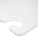 San Jamar CB101212WH Cut-N-Carry Cutting Board, 10 x 12 x 1/2 in, NSF, White thumbnail 3
