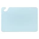 San Jamar CB121812BL Cut-N-Carry Cutting Board, 12 x 18 x 1/2 in, NSF, Blue thumbnail 2