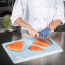 San Jamar CB121812BL Cut-N-Carry Cutting Board, 12 x 18 x 1/2 in, NSF, Blue thumbnail 5