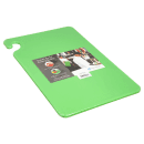 San Jamar CB121812GN Cut-N-Carry Cutting Board, 12 x 18 x 1/2 in, NSF, Green thumbnail 6