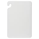 San Jamar CB121812WH Cut-N-Carry Cutting Board, 12 x 18 x 1/2 in, NSF, White thumbnail 3