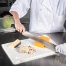 San Jamar CB121812WH Cut-N-Carry Cutting Board, 12 x 18 x 1/2 in, NSF, White thumbnail 7