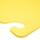 San Jamar CB121812YL Cut-N-Carry Cutting Board, 12 x 18 x 1/2 in, NSF, Yellow thumbnail 3