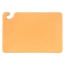 San Jamar CB121834BR Cut-N-Carry Cutting Board, 12 x 18 x 3/4 in, NSF, Brown thumbnail 2