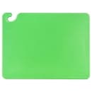 San Jamar CB152012GN Cut-N-Carry Cutting Board, 15 x 20 x 1/2 in, NSF, Green thumbnail 2