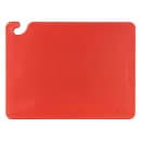 San Jamar CB152012RD Cut-N-Carry Cutting Board, 15 x 20 x 1/2 in, NSF, Red thumbnail 2