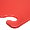 San Jamar CB152012RD Cut-N-Carry Cutting Board, 15 x 20 x 1/2 in, NSF, Red thumbnail 3