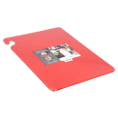 San Jamar CB152012RD Cut-N-Carry Cutting Board, 15 x 20 x 1/2 in, NSF, Red thumbnail 6