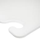 San Jamar CB152012WH Cut-N-Carry Cutting Board, 15 x 20 x 1/2 in, NSF, White thumbnail 4
