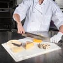 San Jamar CB152012WH Cut-N-Carry Cutting Board, 15 x 20 x 1/2 in, NSF, White thumbnail 5