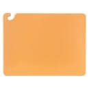 San Jamar CB182412BR Cut-N-Carry Cutting Board, 18 x 24 x 1/2 in, NSF, Brown thumbnail 2