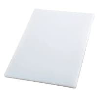 San Jamar CB182434WH Cut-N-Carry Cutting Board, 18 x 24 x 3/4 in, NSF, White thumbnail 2