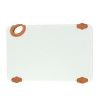 San Jamar CBG121812BR Saf-T-Grip Cutting Board, 12 x 18 x 1/2 in, NSF, Brown thumbnail 7