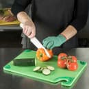 San Jamar CBG121812GN Saf-T-Grip Cutting Board, 12 x 18 x 1/2 in, NSF, Green thumbnail 5