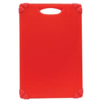 San Jamar CBG121812RD Saf-T-Grip Cutting Board, 12 x 18 x 1/2 in, NSF, Red thumbnail 6