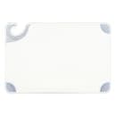 San Jamar CBG121812WH Saf-T-Grip Cutting Board, 12 x 18 x 1/2 in, NSF, White thumbnail 2