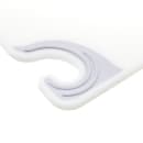 San Jamar CBG121812WH Saf-T-Grip Cutting Board, 12 x 18 x 1/2 in, NSF, White thumbnail 3