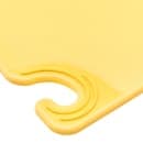 San Jamar CBG121812YL Saf-T-Grip Cutting Board, 12 x 18 x 1/2 in, NSF, Yellow thumbnail 3