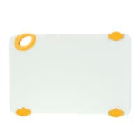 San Jamar CBG121812YL Saf-T-Grip Cutting Board, 12 x 18 x 1/2 in, NSF, Yellow thumbnail 6