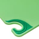 San Jamar CBG152012GN Saf-T-Grip Cutting Board, 15 x 20 x 1/2 in, NSF, Green thumbnail 3