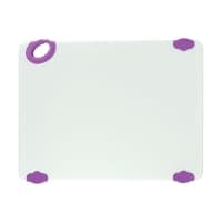 San Jamar CBG152012PR Saf-T-Grip Cutting Board, 15" x 20", Co-Polymer, Allergen Purple thumbnail 6