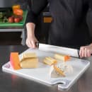 San Jamar CBG152012WH Saf-T-Grip Cutting Board, 15 x 20 x 1/2 in, NSF, White thumbnail 5