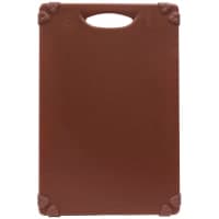 San Jamar CBG182412BR Saf-T-Grip Cutting Board, 18 x 24 x 1/2 in, NSF, Brown thumbnail 2