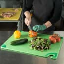 San Jamar CBG182412GN Saf-T-Grip Cutting Board, 18 x 24 x 1/2 in, NSF, Green thumbnail 5