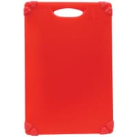 San Jamar CBG182412RD Saf-T-Grip Cutting Board, 18 x 24 x 1/2 in, NSF, Red thumbnail 6