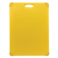 San Jamar CBG182412YL Saf-T-Grip Cutting Board, 18 x 24 x 1/2 in, NSF, Yellow thumbnail 6