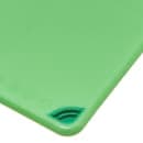 San Jamar CBG6938GN Saf-T-Grip Bar Cutting board, 6 x 9 x 3/8 in, NSF, Green thumbnail 4