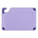San Jamar CBG6938PR Saf-T-Grip Allergen Cutting Board, 6 x 9 x 3/8 in, NSF, Purple thumbnail 2