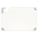 San Jamar CBG6938WH Saf-T-Grip Bar Cutting board, 6 x 9 x 3/8 in, NSF, White thumbnail 2