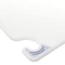 San Jamar CBG6938WH Saf-T-Grip Bar Cutting board, 6 x 9 x 3/8 in, NSF, White thumbnail 4