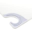 San Jamar CBG912WH Saf-T-Grip X-Pediter Cutting Board, 9 x 12 x 3/8 in, NSF, White thumbnail 4